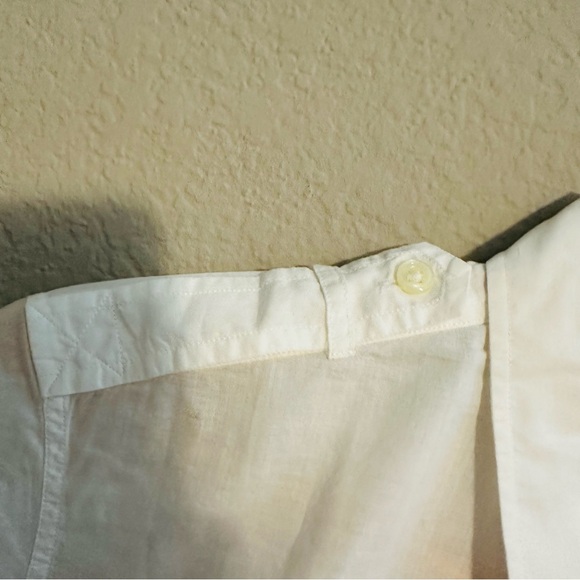 Vintage 90s Ralph Lauren Men’s White Cotton Dress Shirt - Size Medium - Picture 8 of 10